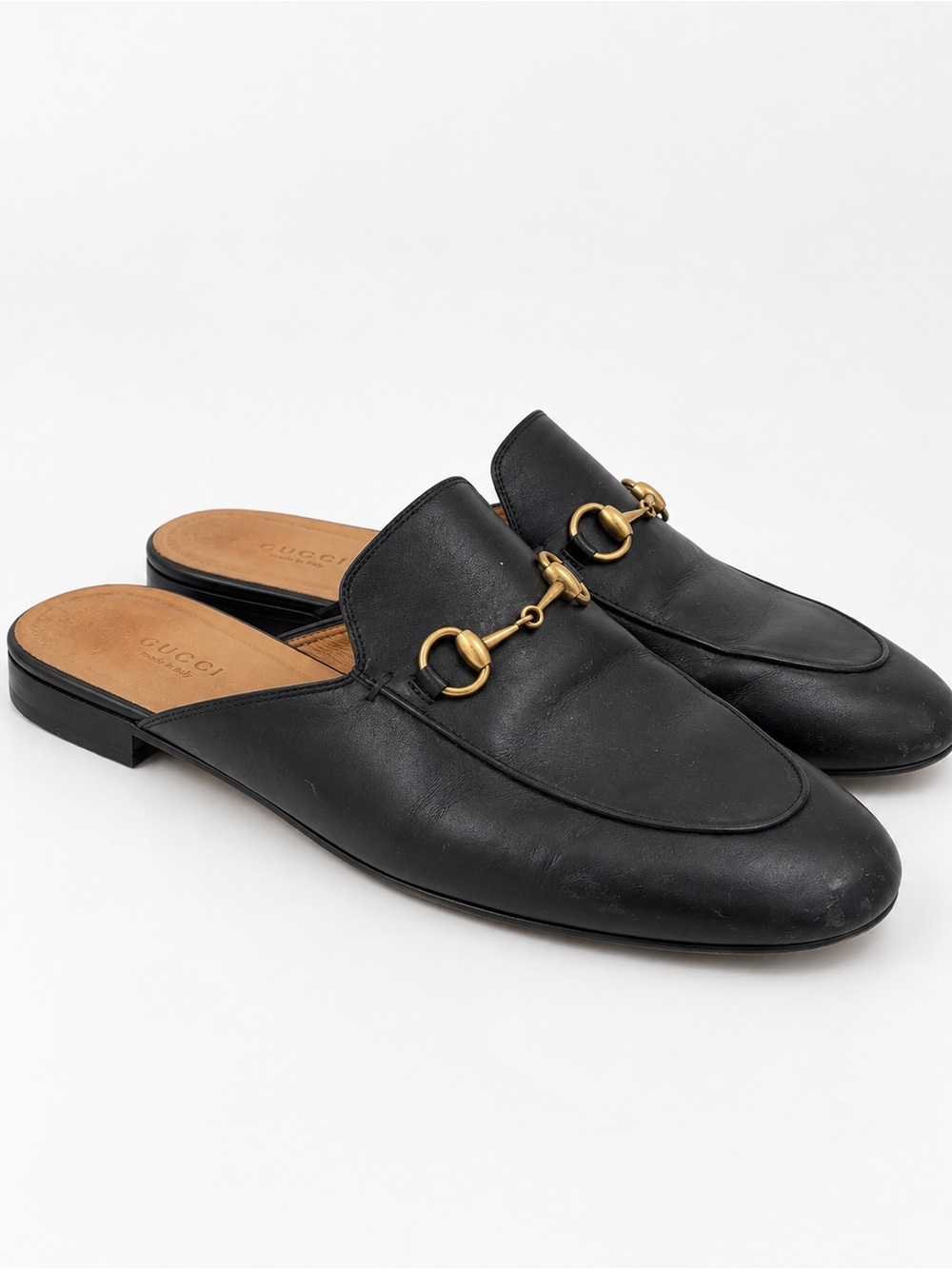 Black Gucci Princetown Horsebit Mules – Size 39.5 - Picture 3 of 5